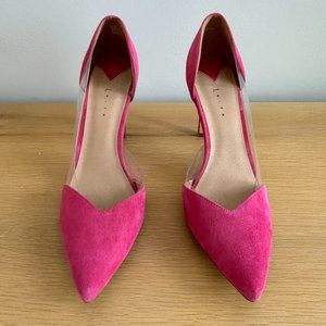 Hot Pink Leith Stiletto Heels, size 8.5